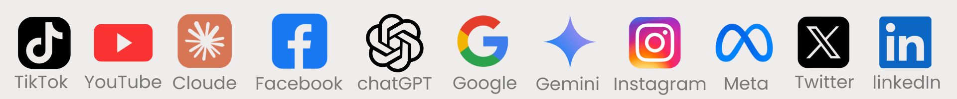 Marketing, search, AI, and social discovery platforms supported by RankWell AI